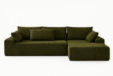 NOUVA 108" Chenille Right Chaise Sectional