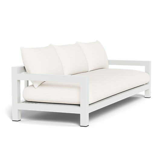 Pacific Aluminum 3 Seat Sofa (Aluminum White / Panama Blanco / Batyline White)