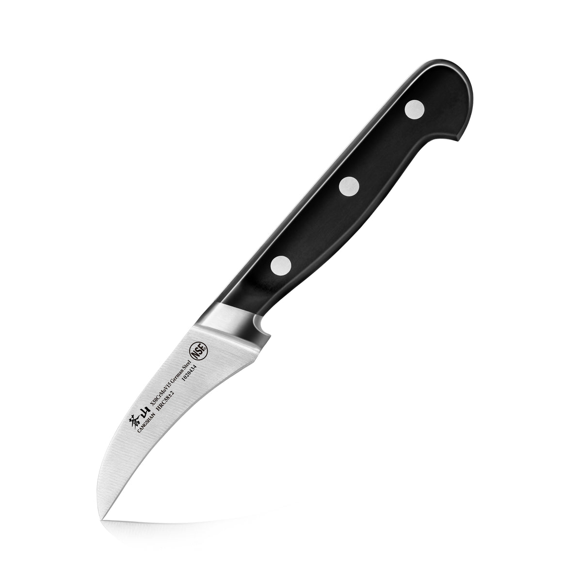 V2 Series 2.75-Inch Peeling/Tourne Knife, Forged German Steel, 1020434