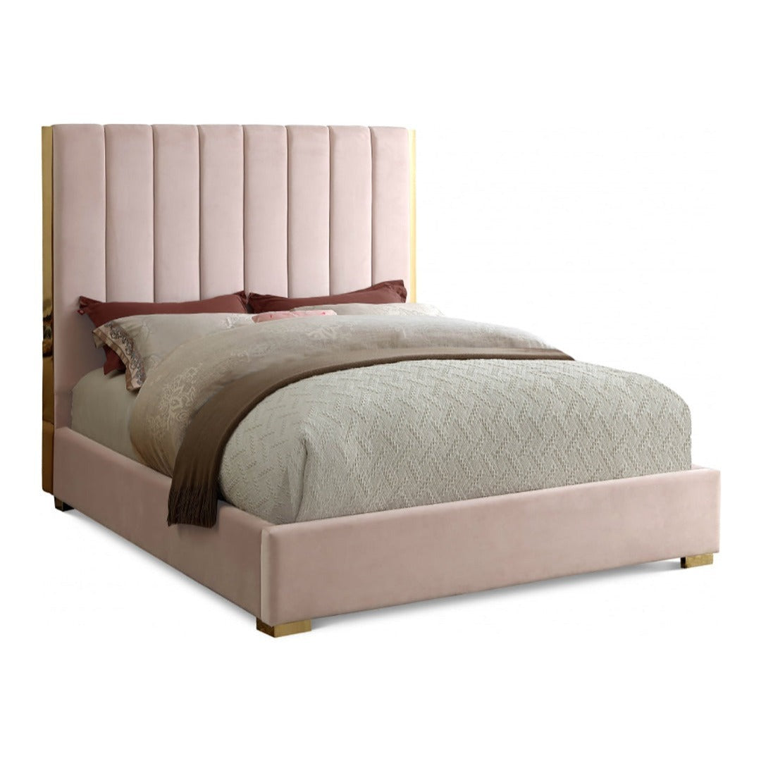 Becca Velvet Queen Bed