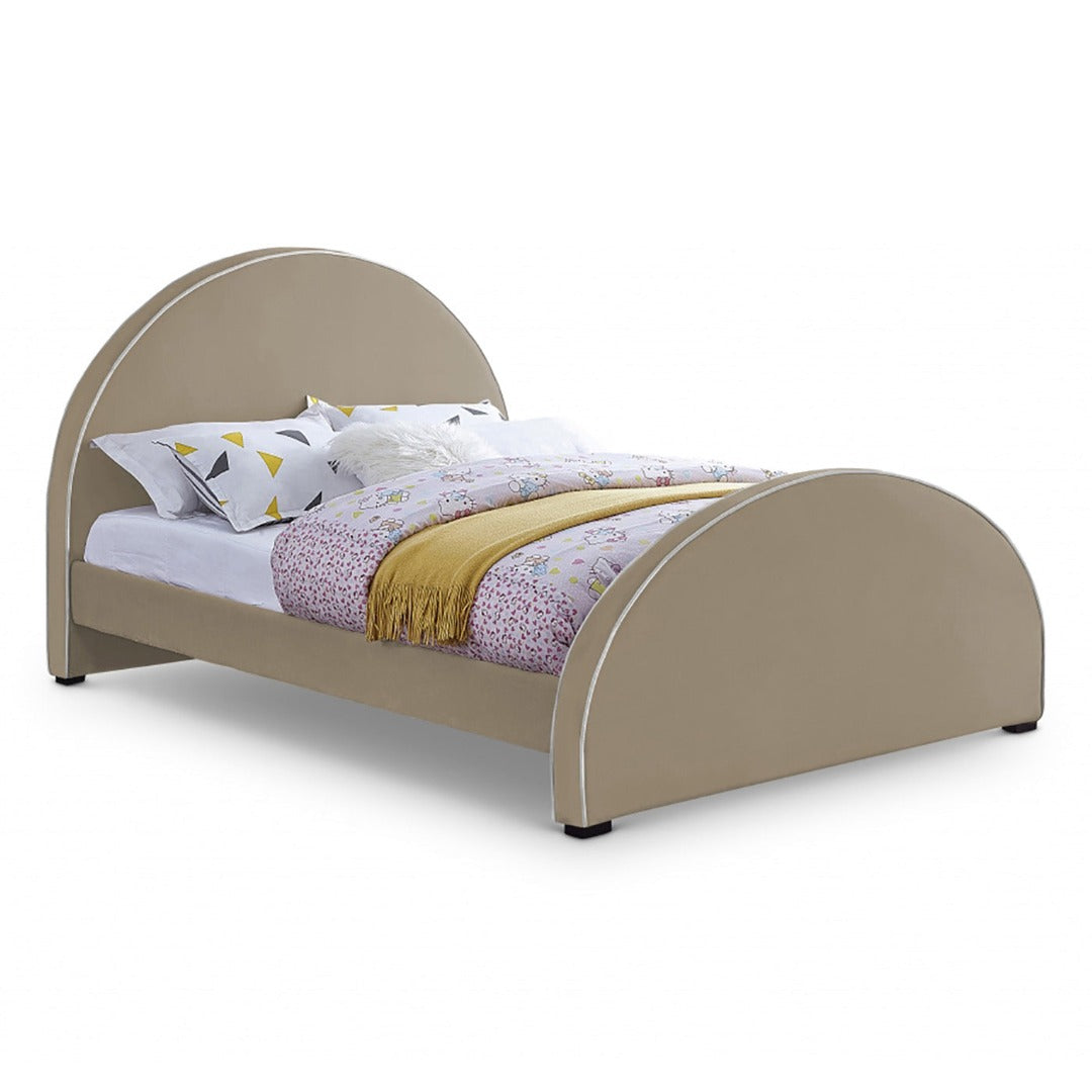 Brody Velvet King Queen Bed