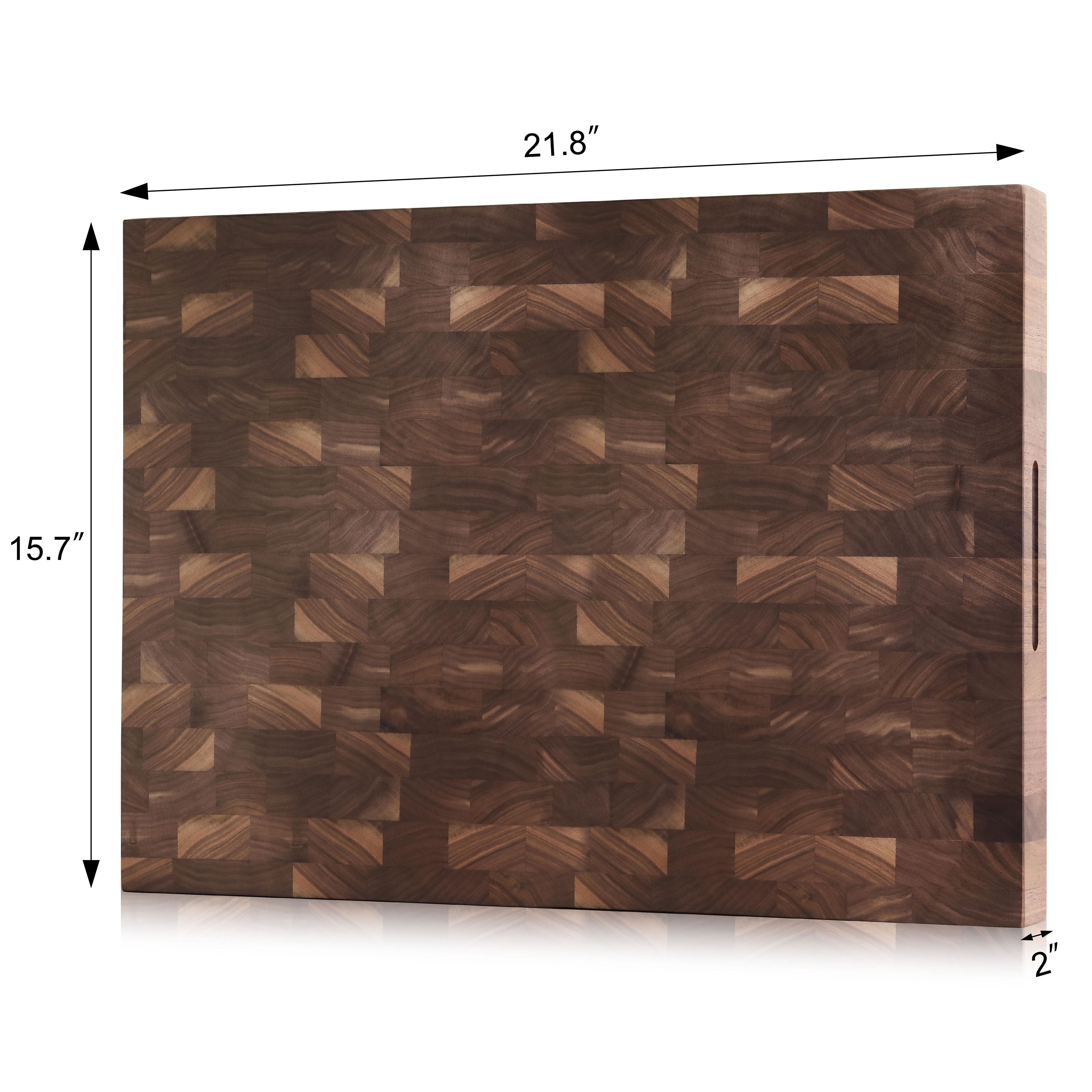 TKSC Walnut End-Grain Cutting Board, 16x22x2.0", Thomas Keller Signature Collection, Crafted in USA, 1022360