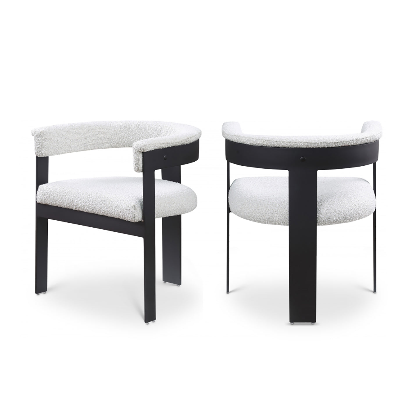 Romeo Boucle Fabric Dining Chair