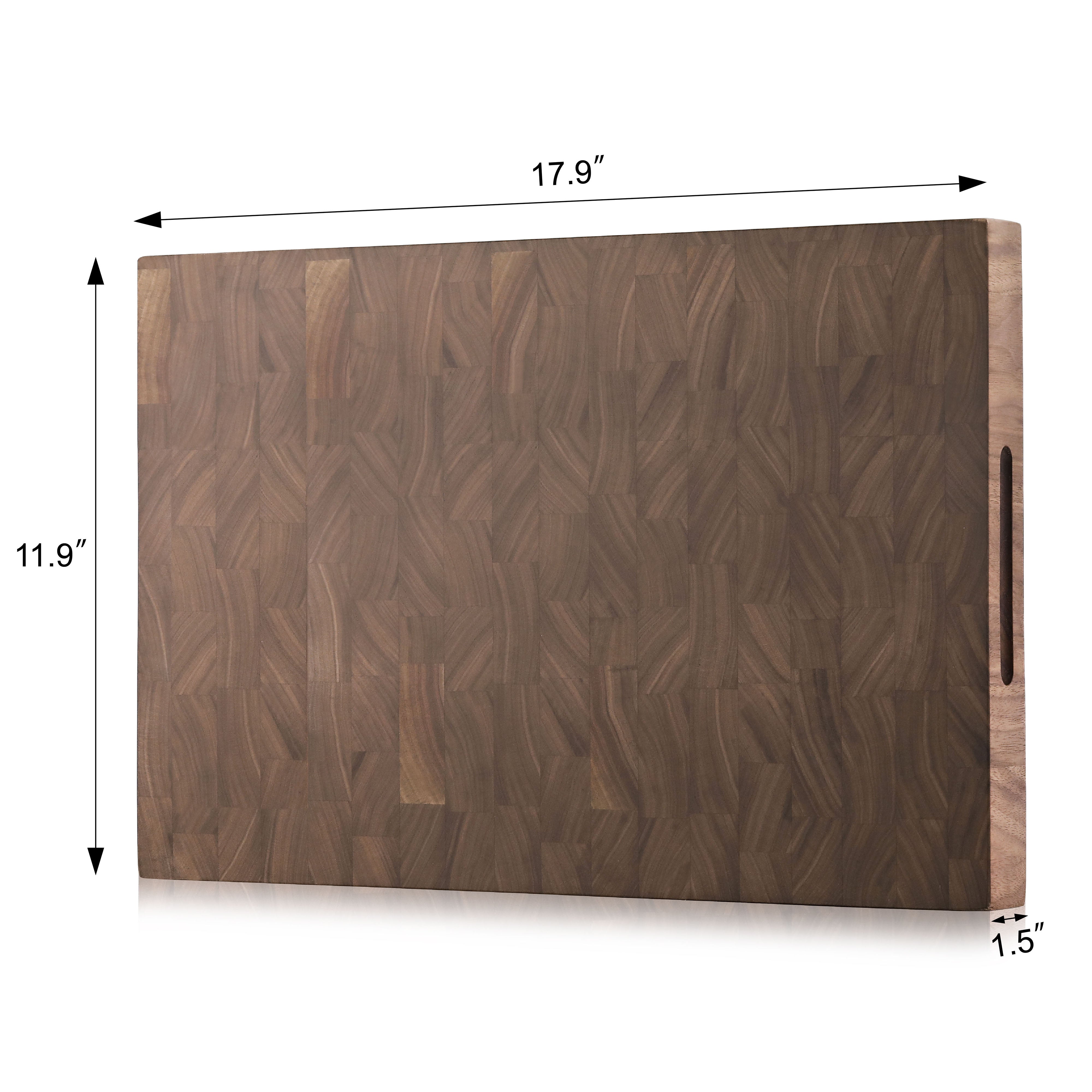 TKSC Walnut End-Grain Cutting Board, 12x18x1.5", Thomas Keller Signature Collection, Crafted in USA, 1023763