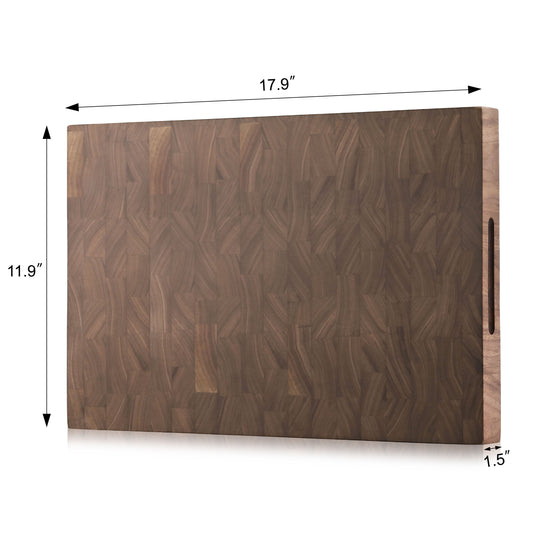 TKSC Walnut End-Grain Cutting Board, 12x18x1.5", Thomas Keller Signature Collection, Crafted in USA, 1023763