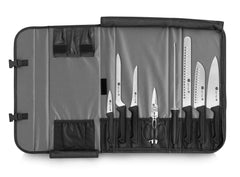 Top Cut P2 Series 9-Piece Knife Bag Set, Swedish 12C27 Steel, 1020120