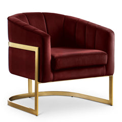 Carter Velvet Accent Chair