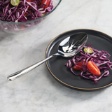 RAIN II Series Slotted Serving Spoon, Forged Stainless Steel, Mirror Finish, 505118