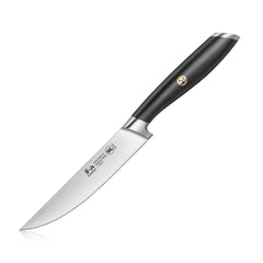 L Series 4-Piece Fine-Edge Steak Knife Set, Forged German Steel, Black, 1026931