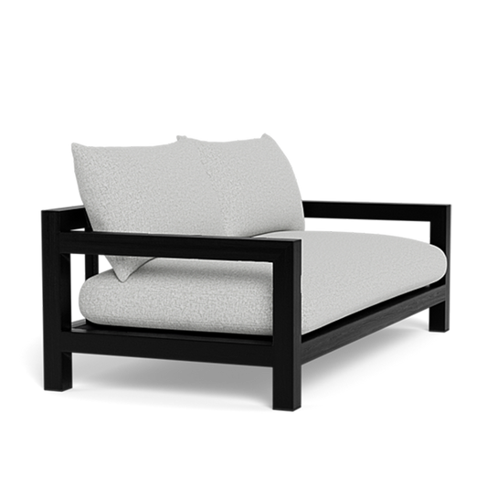 Pacific 2 Seat Sofa (Teak Charcoal / Panama Marble / Batyline Black)