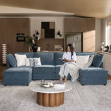 Harmetrix Oversized Soft Sectional Couch with Storage