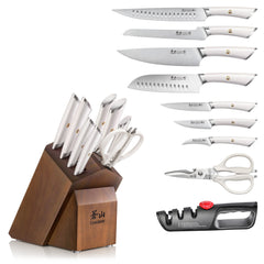 ELBERT Series 10-Piece Knife Block Set, Forged German Steel