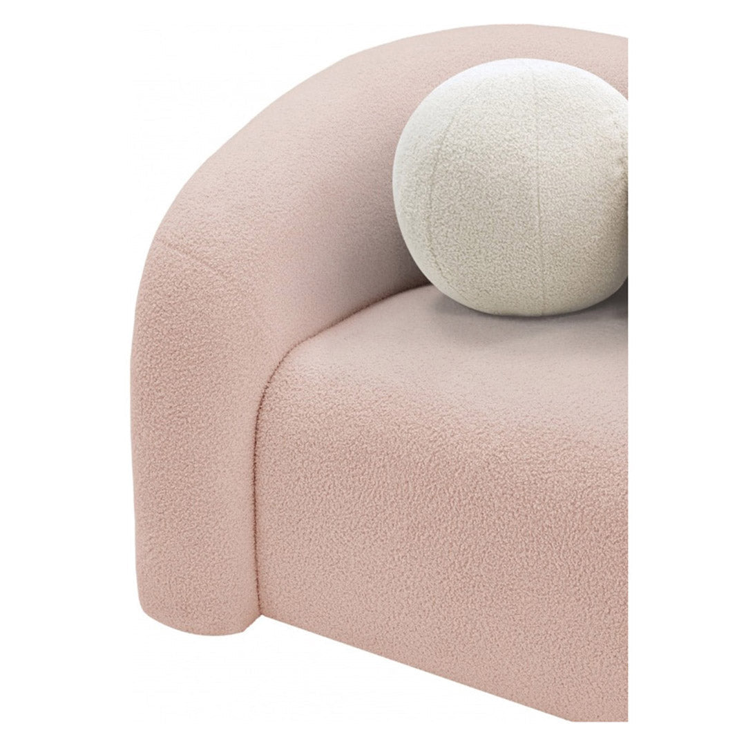 Kali Faux Shearling Teddy Fabric Chair