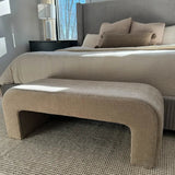 Lily 47" Chenille Accent Waterfall Bench