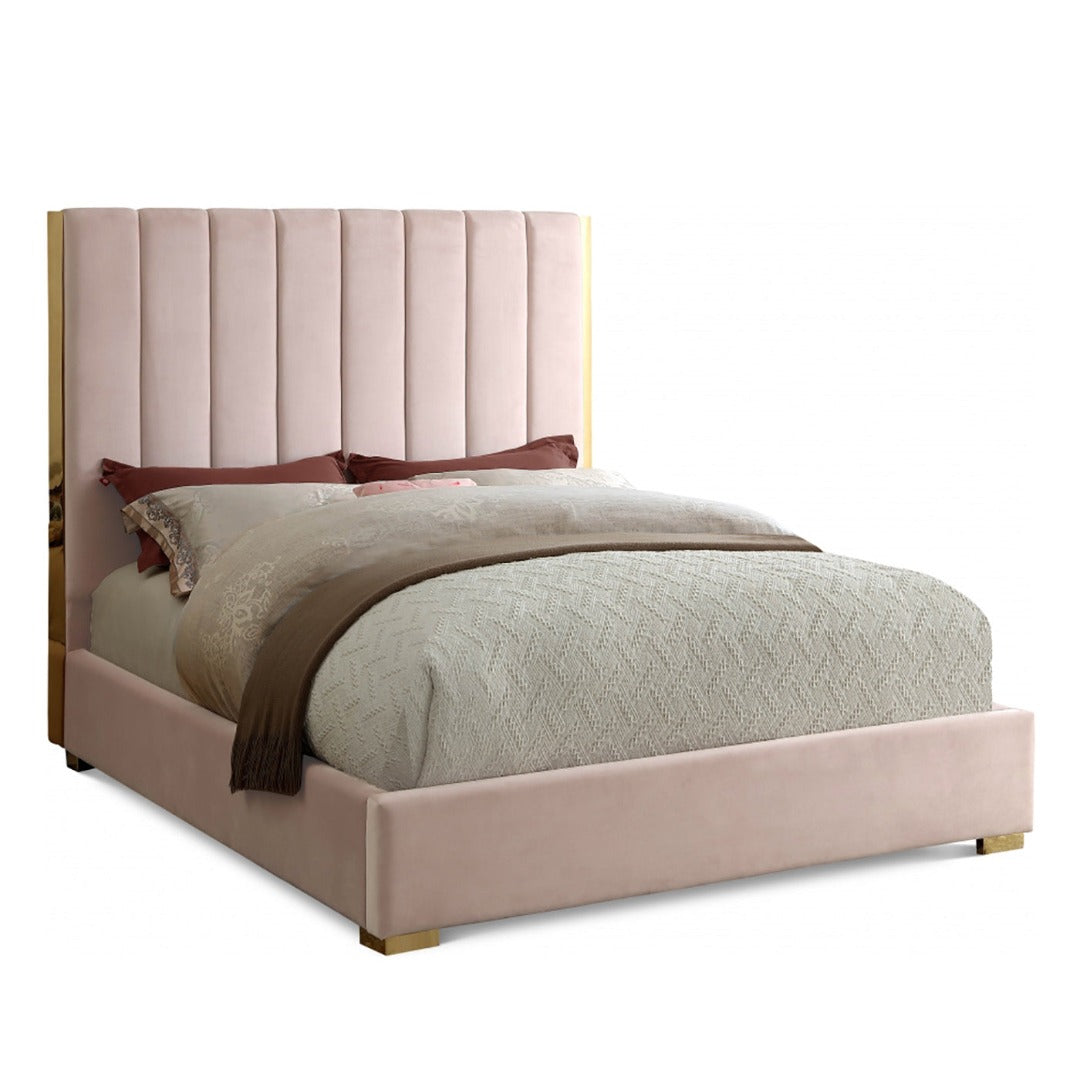 Becca Velvet Queen Bed