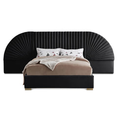 Cleo Velvet Queen Bed