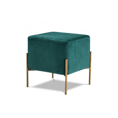 Isla Velvet Ottoman | Stool