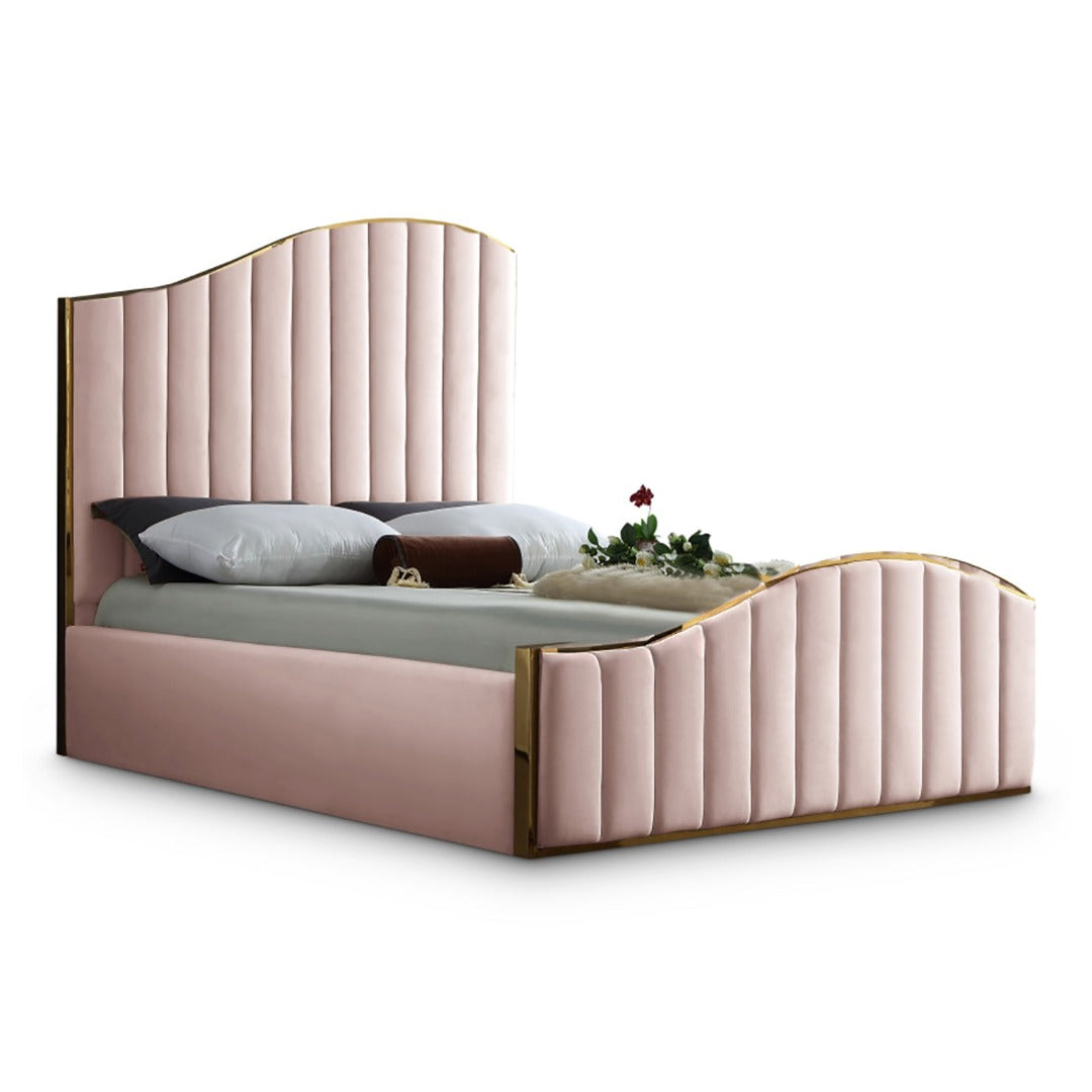 Jolie Velvet King Bed