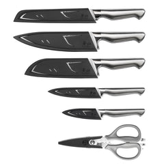 SANFORD Series 6-Piece Knife Set with Sheaths, Forged German Steel, 65510