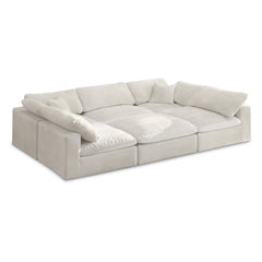 Cozy Velvet Comfort Modular Sectional