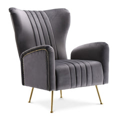 Opera Velvet Accent Chair