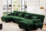 CLOUDIES 173" Sofa 4 Seater with 2 Ottoman