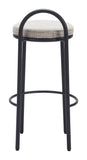 Sisal Barstool (Set of 2) Beige Tweed