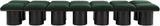 Pavilion - 14 Piece Modular Bench With Black Base