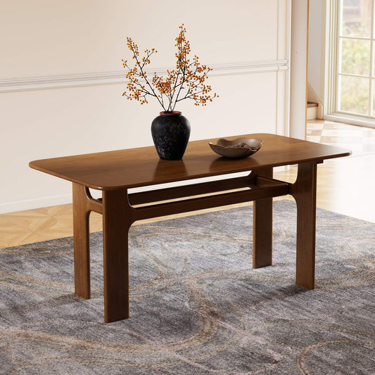 Leon 63'' Wooden Dining Table