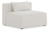 Cube - Linen Armless Chair