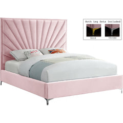 Eclipse Velvet Queen Bed