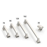 DESIGN3067 Modern Transitional Cabinet Pulls – Brushed Satin Nickel, Sleek & Timeless