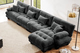 CLOUDIES 173" Sofa 4 Seater with 1 Ottoman