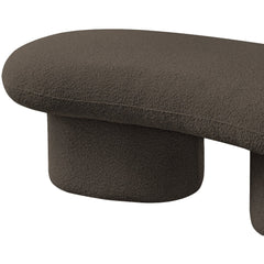 Luka Boucle Fabric Bench