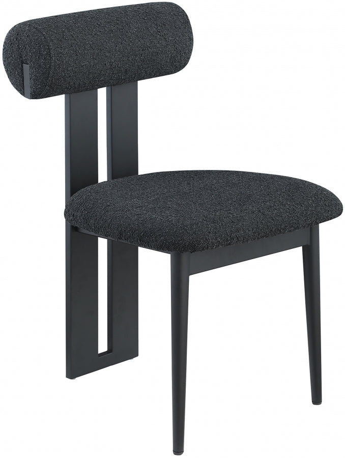 Dario Boucle Fabric Dining Chair