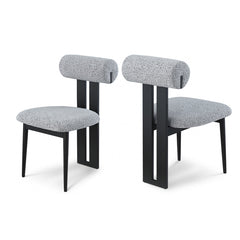 Dario Boucle Fabric Dining Chair