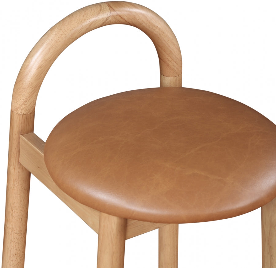 Calvin Faux Leather Counter Stool