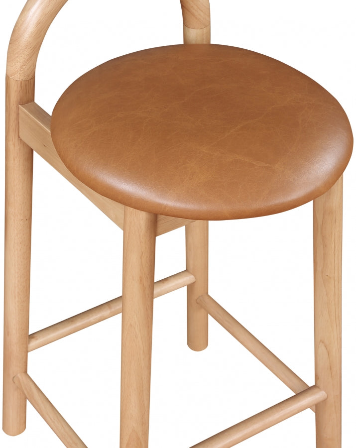 Calvin Faux Leather Counter Stool