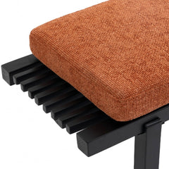 Naya Chennile Fabric Bench