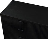 Fairfax Dresser - Modern Art Deco Design with Fluted Drawers and Matte Metal Handles for Elegance