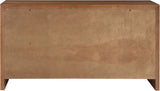 Fairfax Dresser - Modern Art Deco Design with Fluted Drawers and Matte Metal Handles for Elegance
