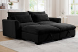HARMONY 86" Sofa Loveseat with 2 Ottomans