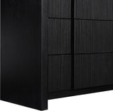Fluted Chest - Elevate Your Decor with Elegant Art Deco Design, Fluted Drawers, and Unique Shape