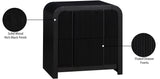 Fluted Night Stand - Elevate Your Space with Elegant Art Deco Design and Intricate Fluted Detailing