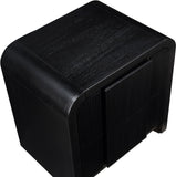Fluted Night Stand - Elevate Your Space with Elegant Art Deco Design and Intricate Fluted Detailing