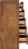 Fluted Chest - Elevate Your Decor with Elegant Art Deco Design, Fluted Drawers, and Unique Shape