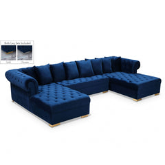 Presley 3pc. Velvet Sectional