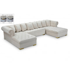 Presley 3pc. Velvet Sectional