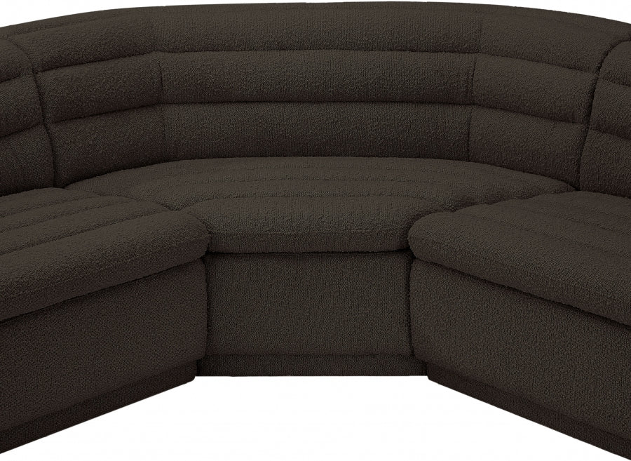 Cascade Boucle Fabric Sectional