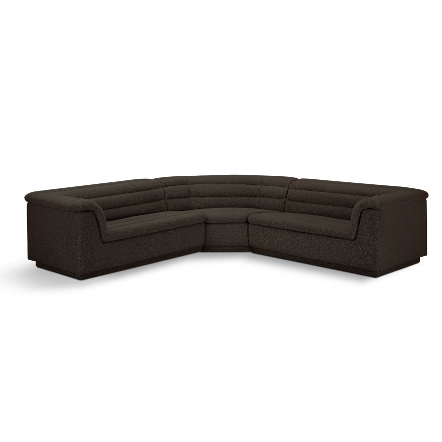 Cascade Boucle Fabric Sectional